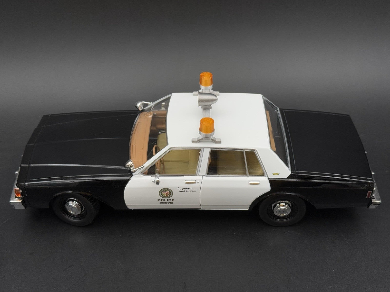 1/18 LED Ready Federal Amber Twin Beacon Ray Speaker Police Lightbar Visibar4