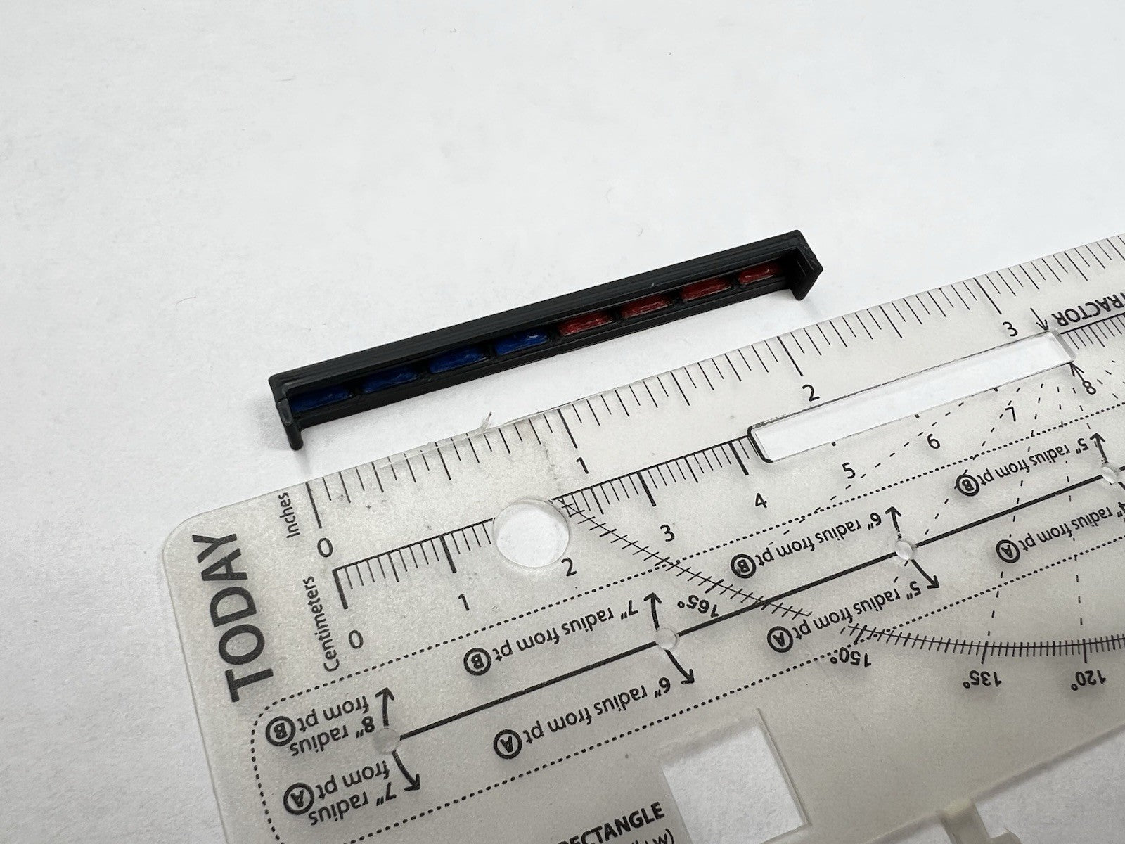 1/18 LED Ready Blue Red Traffic Advisor Arrow Stick Deck Lightbar Police Sheriff3