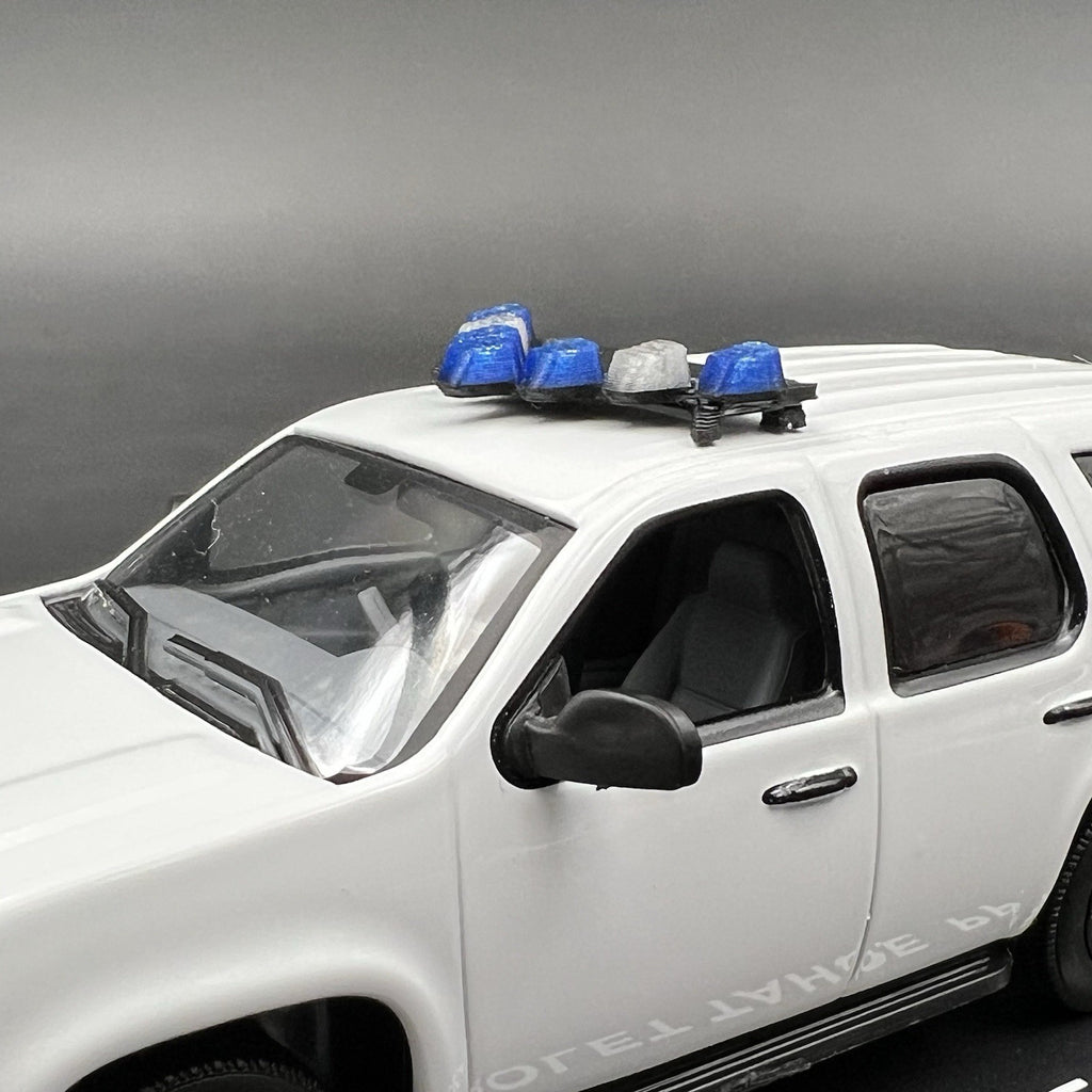 2 Pack 1/43 Blue Vector Vision Lightbar FHP Florida Highway Patrol Police13