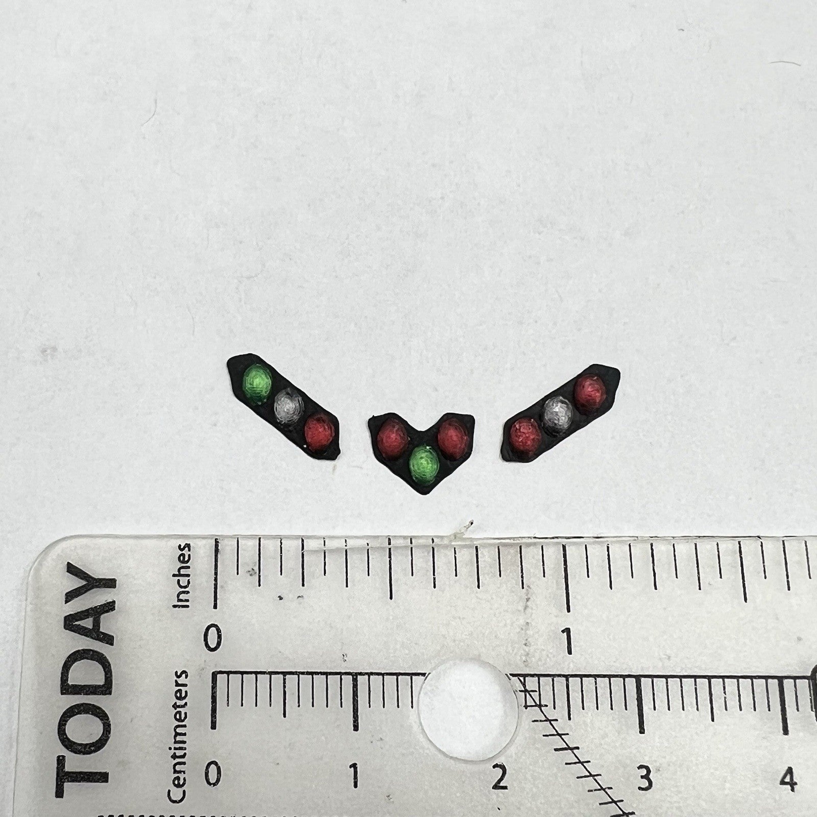 3 Pack 1/87 HO Scale Chicago Fire CFD Green Red Split Vision SLR Lightbar Truck1