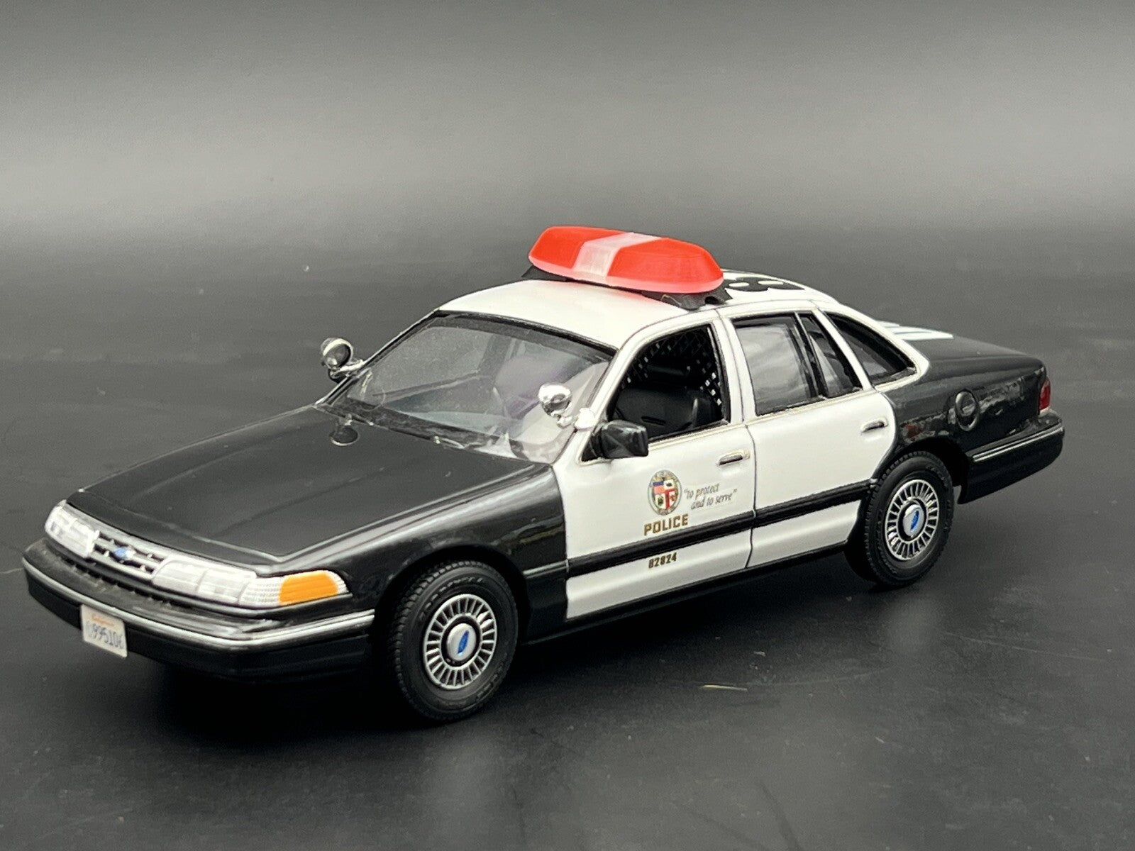 1/24 25 Clear Red Federal Signal Vista Lightbar Fire State Police Sheriff EMS3