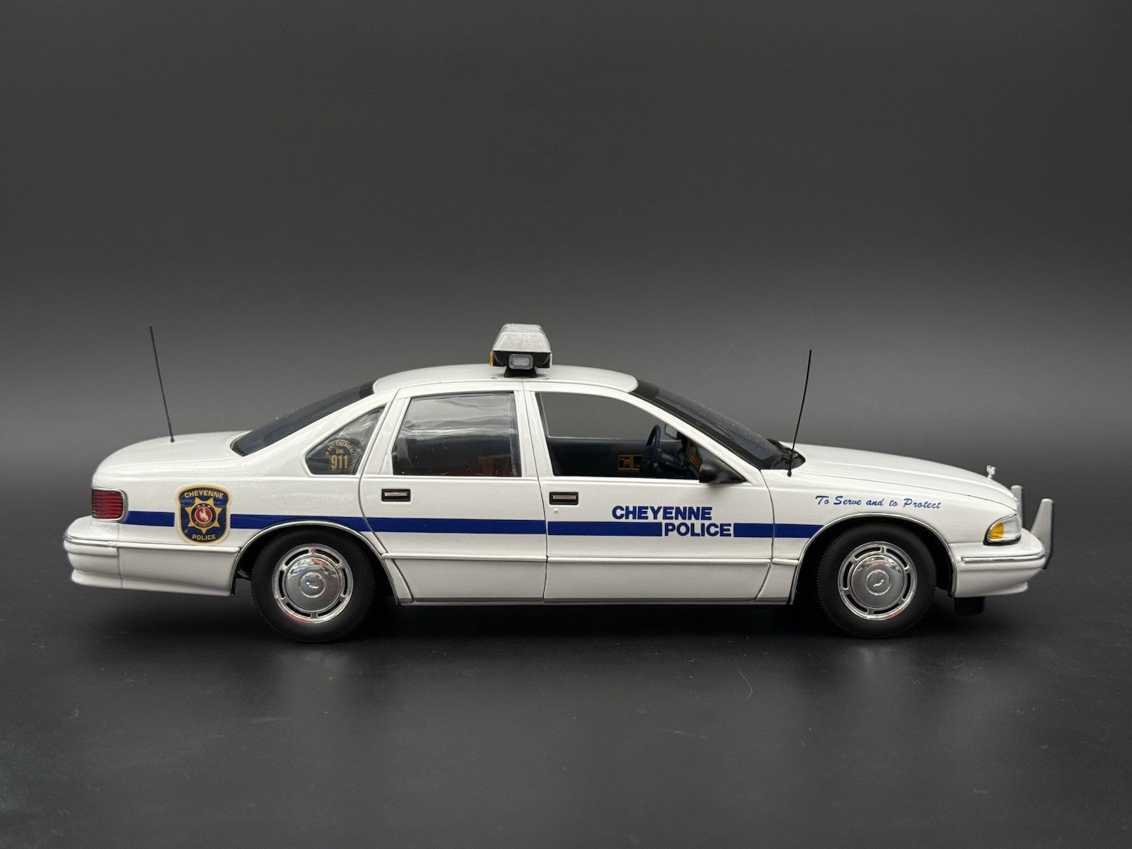 1/18 Scale Model Clear Chrome Lectric Lites Ranger LL300 Lightbar Police 1872C8