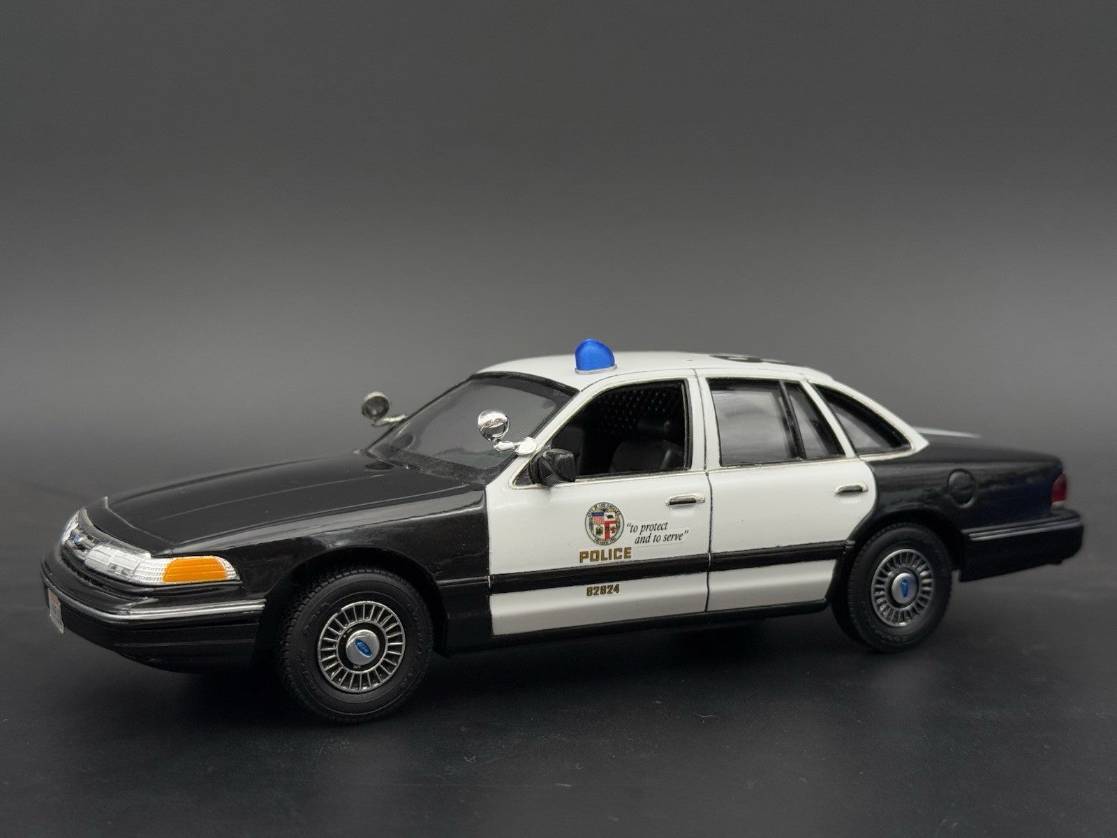 2Pack 1/24 25 LED Ready Blue Fire Ball Teardrop Beacon Kojak Police3