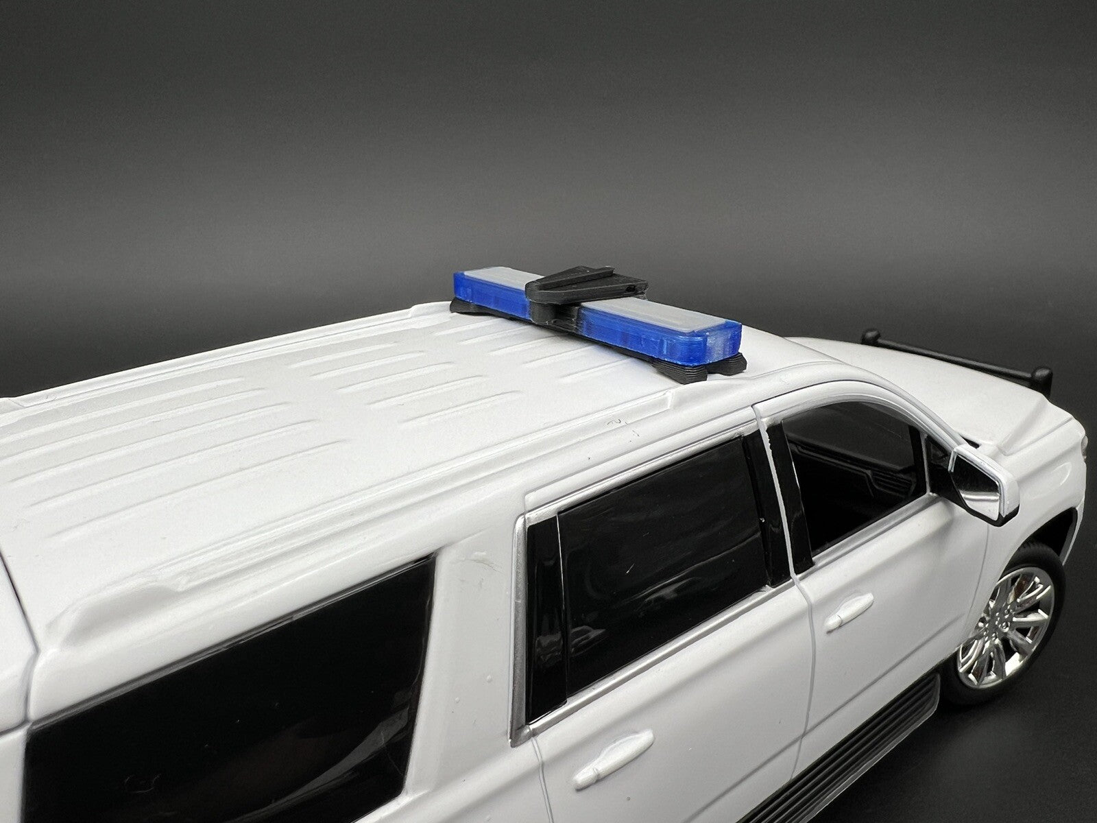 1/24 25 27 LED Ready Whelen Edge Lightbar Blue W/ Speaker State Police Sheriff4
