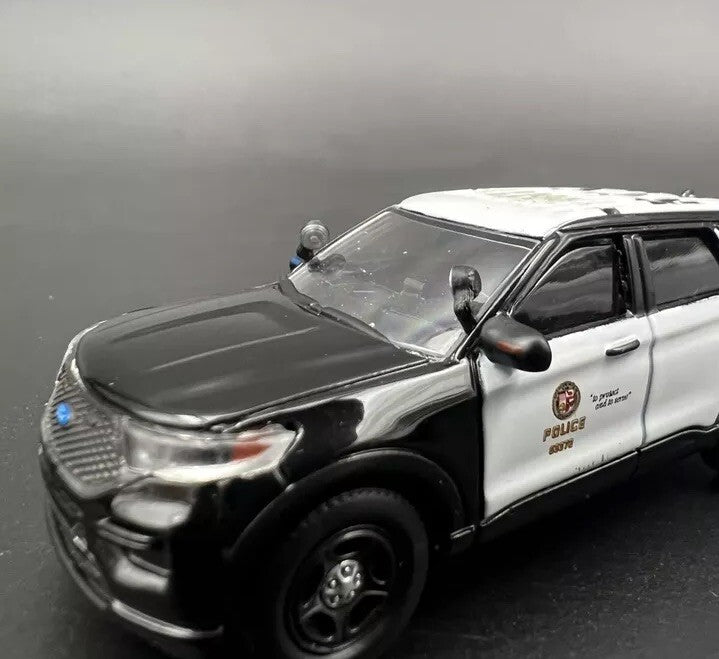 4-Pack 1/64 Scale Model Spotlight Red Clear Fire Police Car SUV 6421 CHP8