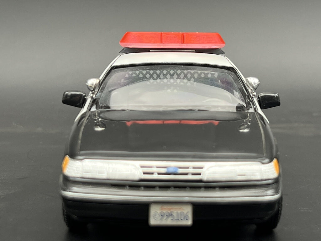 1/24 25 Red Federal Signal Vista Lightbar Fire State Police Trooper Sheriff EMS9