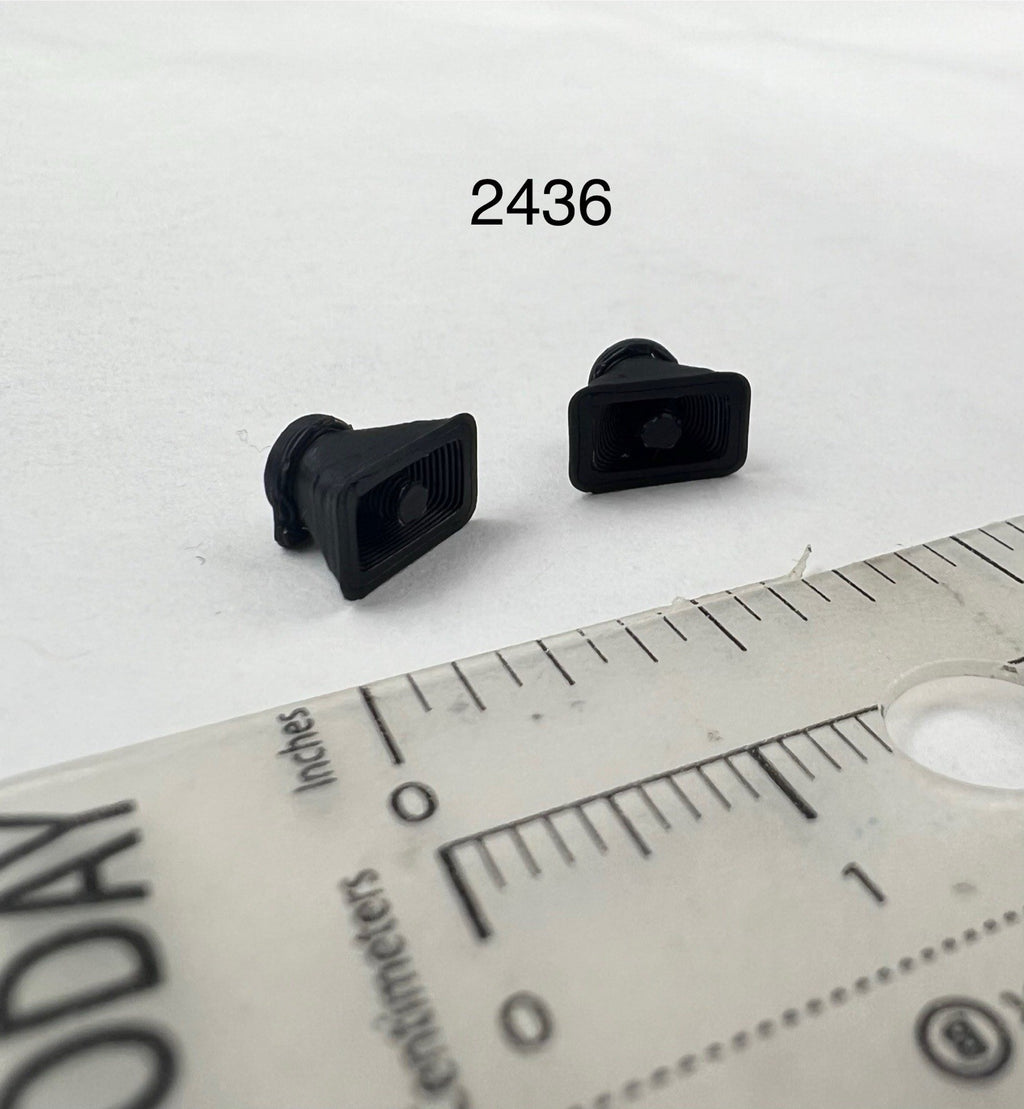 2 Pack 1/24 25 Siren Speaker TS100 CHP Push Bumper Style Police Federal Signal0