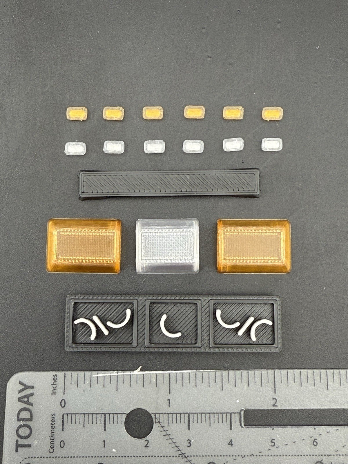 1/24 25 Scale Amber Clear Streethawk XL Lightbar Police 2464AClearXL14