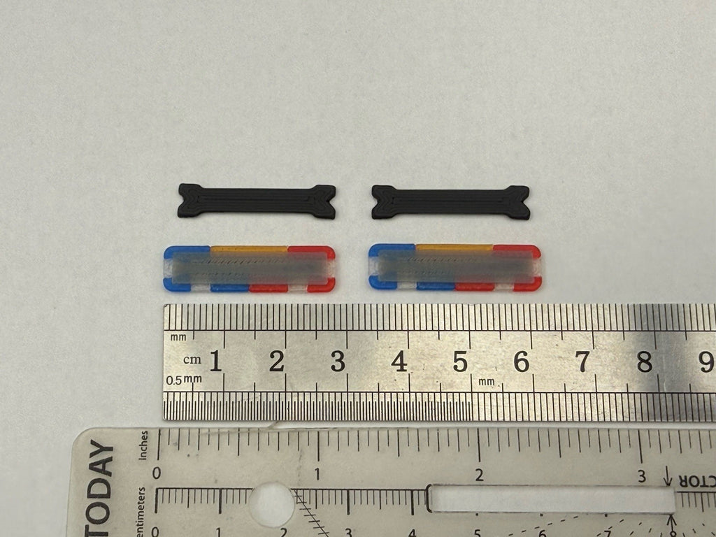 2 PACK 1/43 O Scale Model Whelen Liberty Blue Red Police Lightbar 4301 BR11