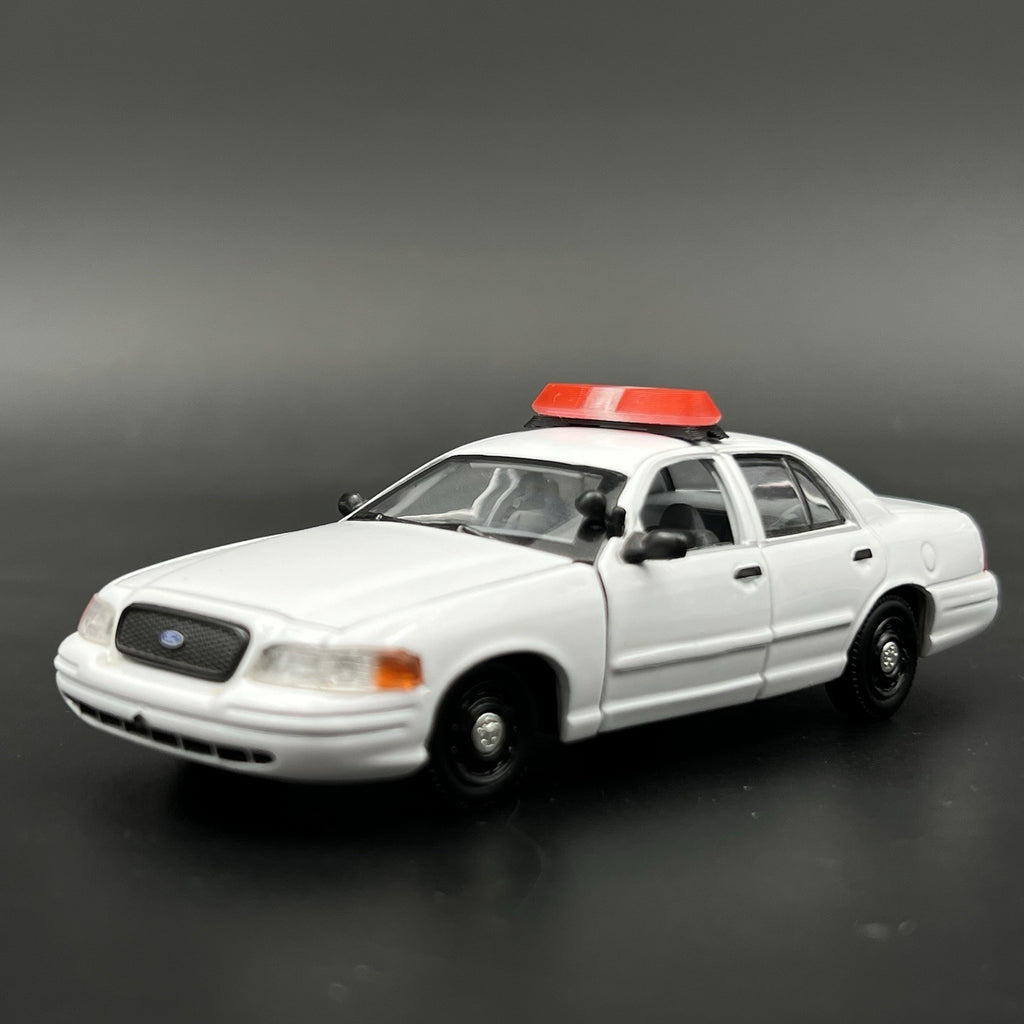 2 Pack 1/43 Red SUV + Sedan Vista Lightbar Greenlight Police Sheriff Fire8