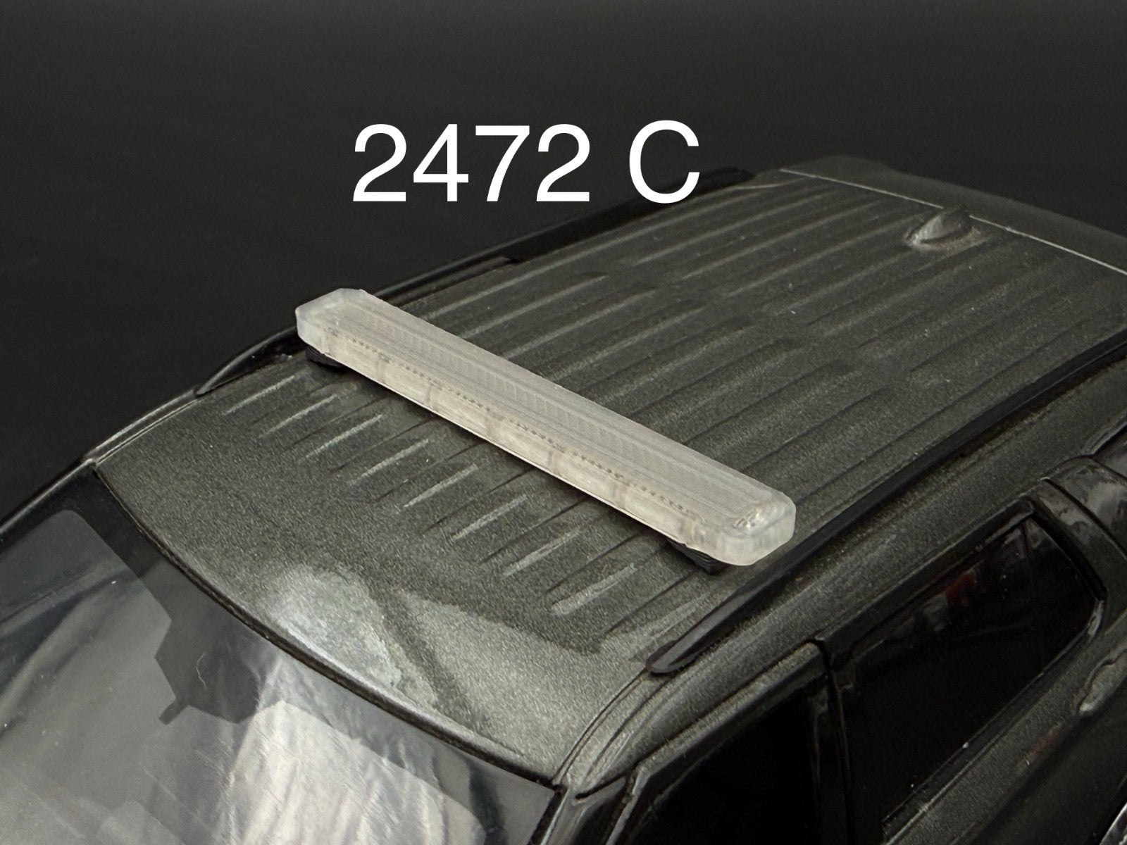 1/24 1/25 Scale Model LED Compatible Clear Narrow Lightbar Police Fire 2472C0