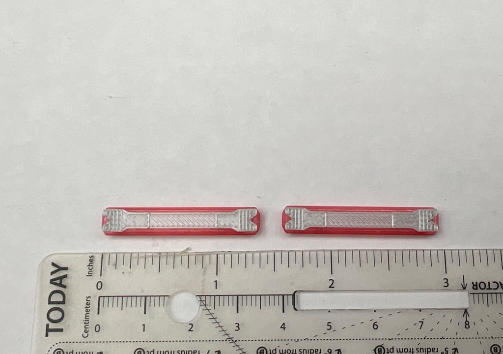 2 Pack 1/50 Red Extra Long Code 3 MX7000 Lightbar Fire Truck TWH WSI First Gear9