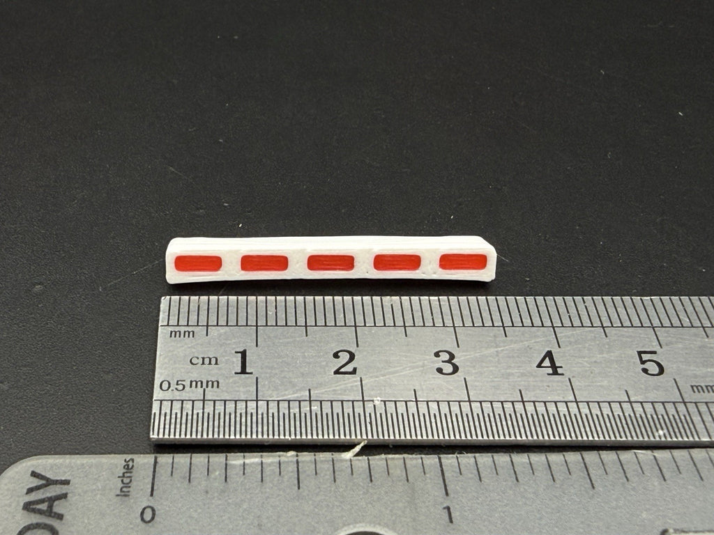 1/43 O Scale Model Rear Lightbar Greenlight Ford Transit Van Ambulance 4346RearR1