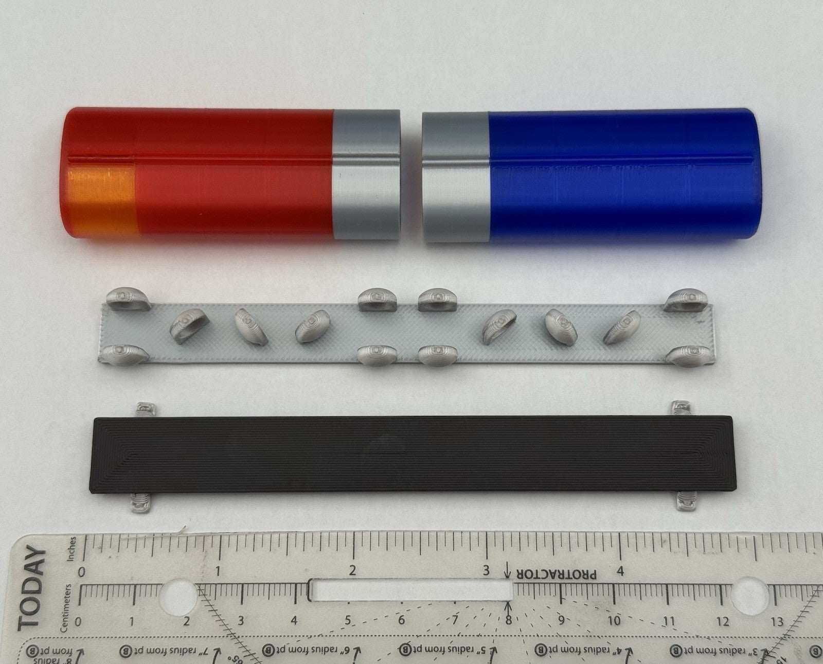 1/10 LED Ready AeroDynic Lightbar 240 Robert Los Angeles Sheriff Blue Red Police1