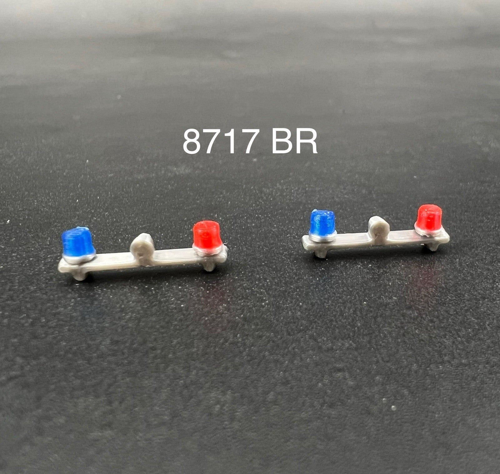 2 Pack 1/87 Blue Red Mars Skybolt Beacon Lightbar Siren Speaker Police Sheriff3