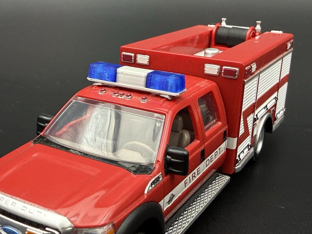 2 Pack 1/50 48 Scale Blue Twinsonic Lightbar Police Fire Engine Truck 5015B3