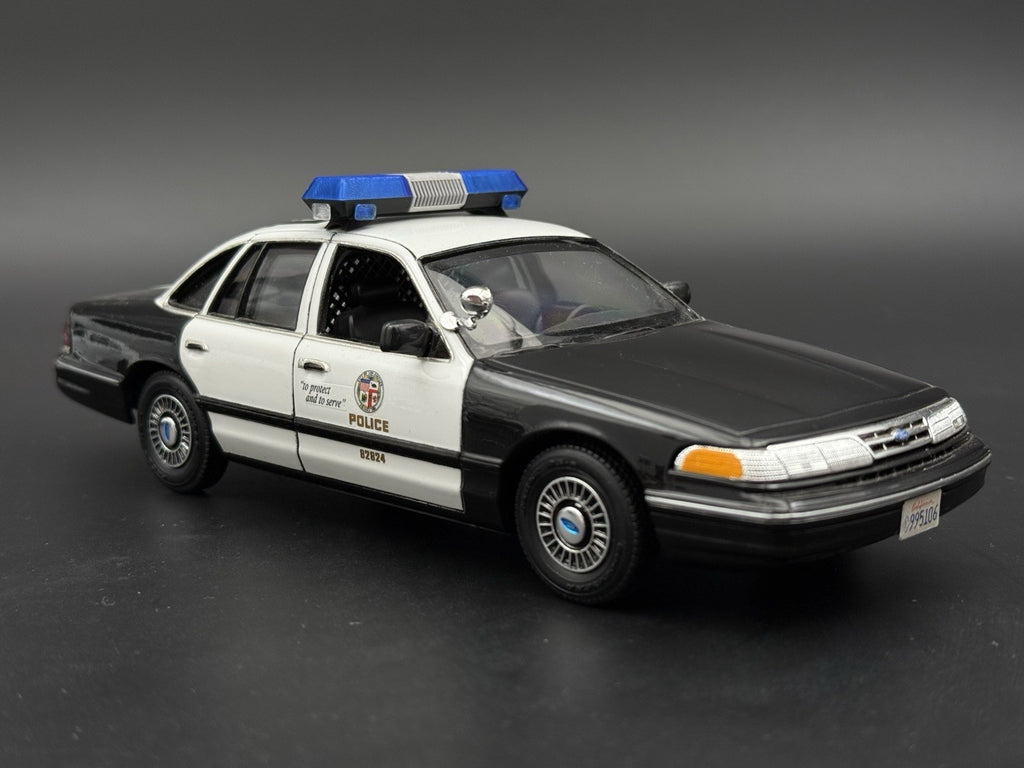 1/24 25 Scale Blue Chrome Streethawk Lightbar Police 24649