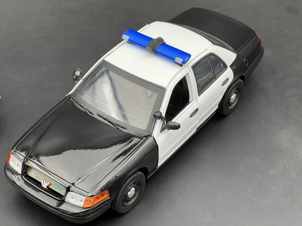 1/18 Scale Model Jetsonic Lightbar Blue Clear FHP Florida Highway Patrol Police 9