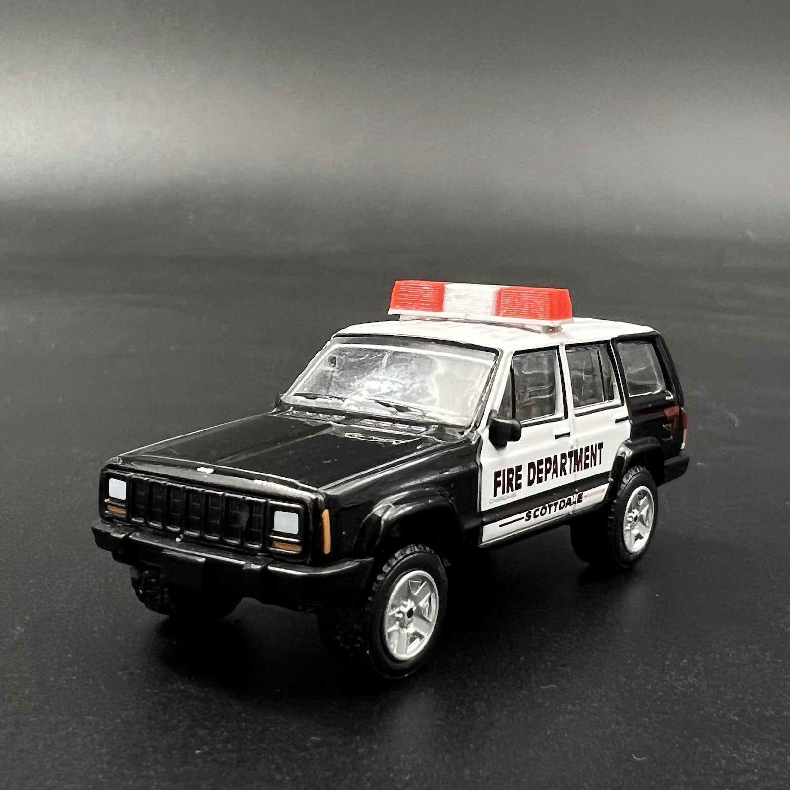 2 Pack 1/64 Red Federal Signal Twinsonic Lightbar Greenlight Police Sheriff Fire2