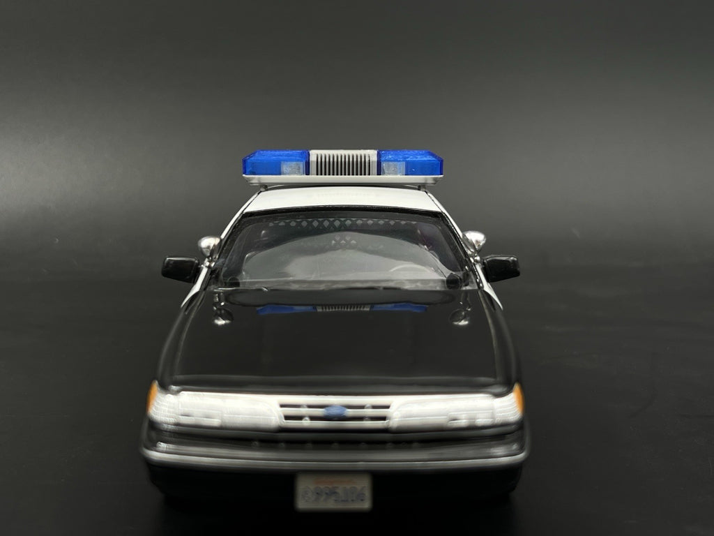 1/24 1/25 Blue Smith Wesson 8780 8880 8980 Lightbar Police Sheriff Fire4