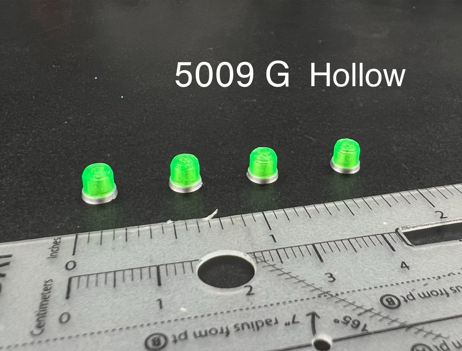 4 Pack 1/50 Green Vintage Beacon Lightbar TWH WSI First Gear Peterbilt Truck0