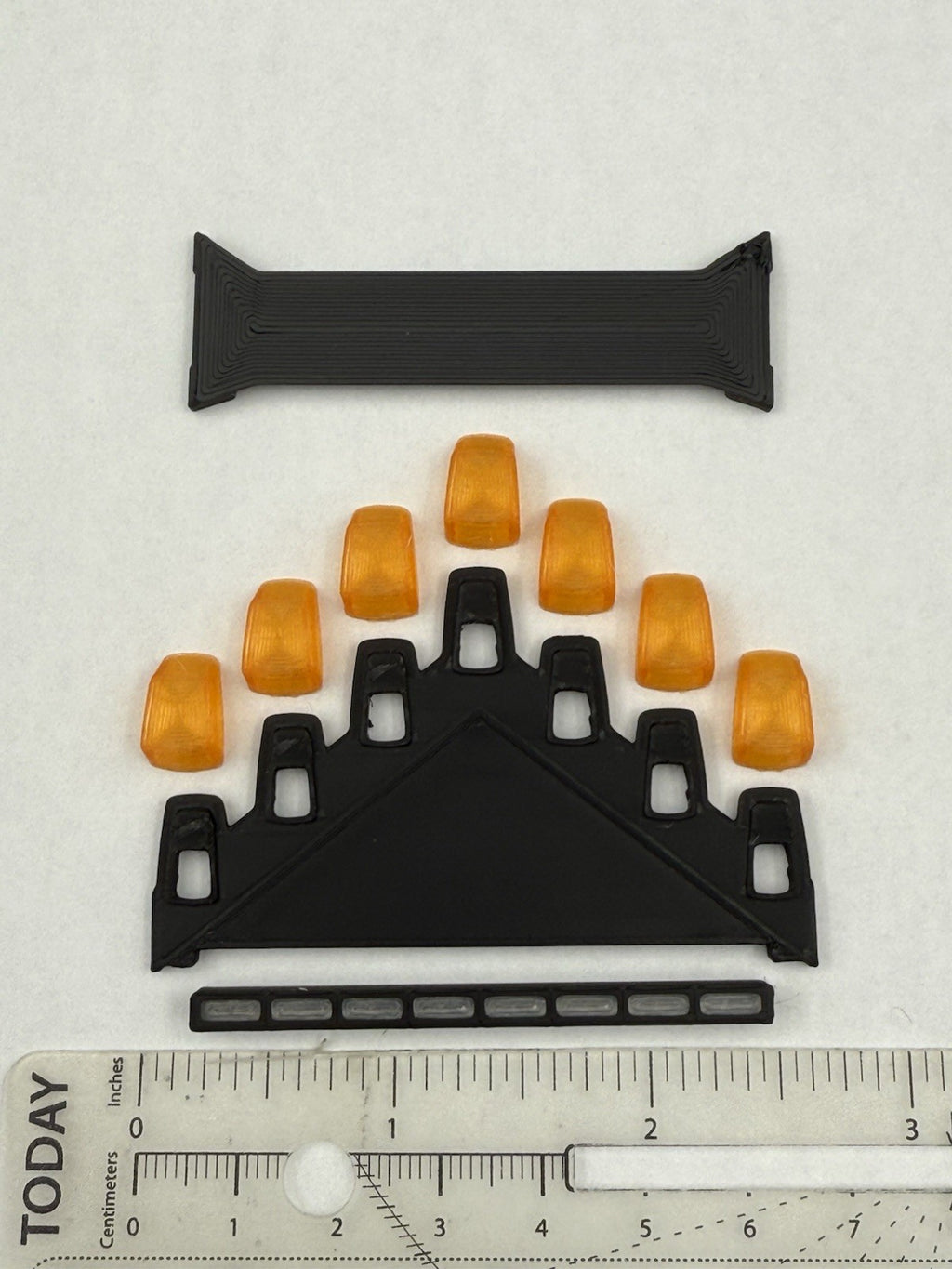 1/18 LED Ready Amber Federal Signal Vector Vision Lightbar Tow Security Work1