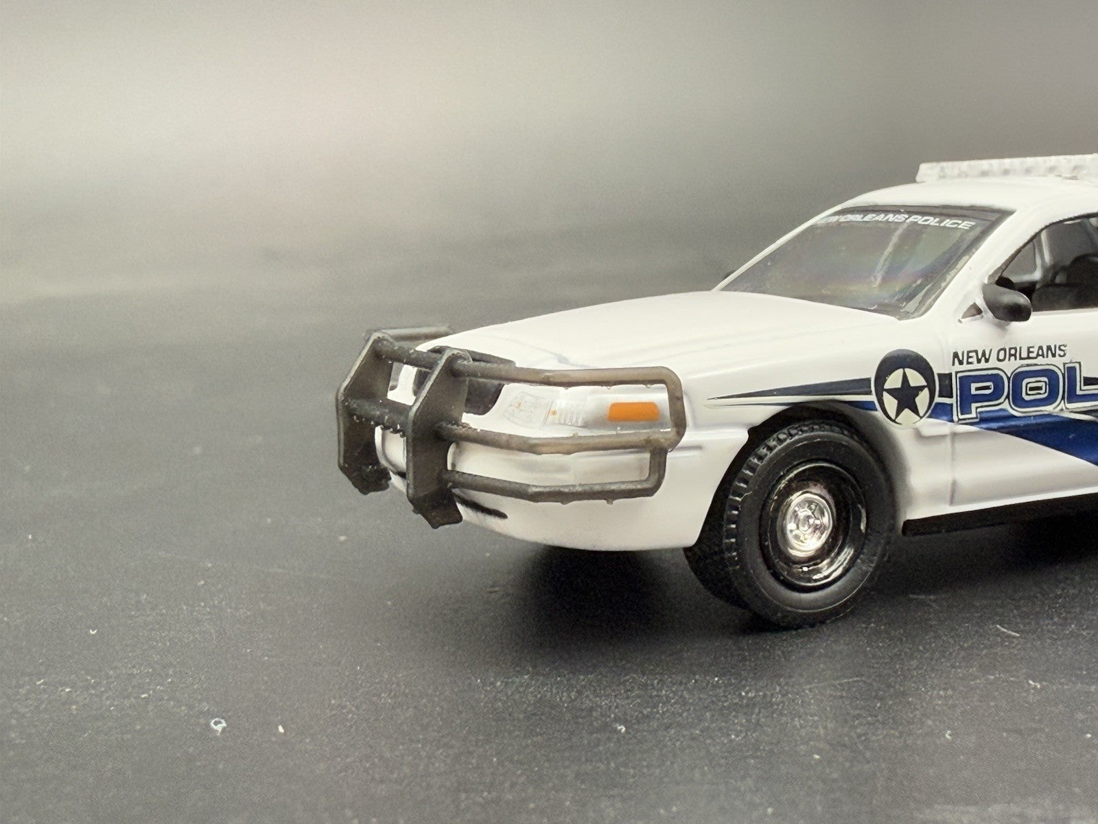 2 PACK 1/64 Scale Go Rhino Wrap Around Push Bumper Pushbar For Crown Vic Police2