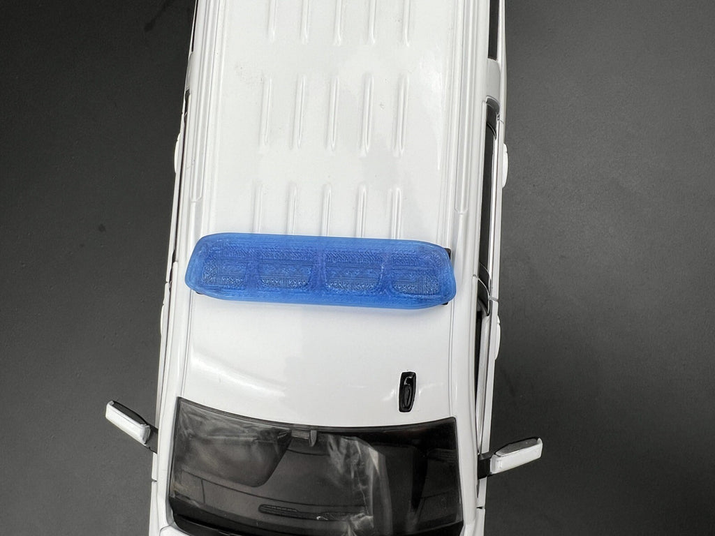 1/24 25 27 LED Ready nForce Blue Lightbar Sheriff Highway Patrol Chicago Police6