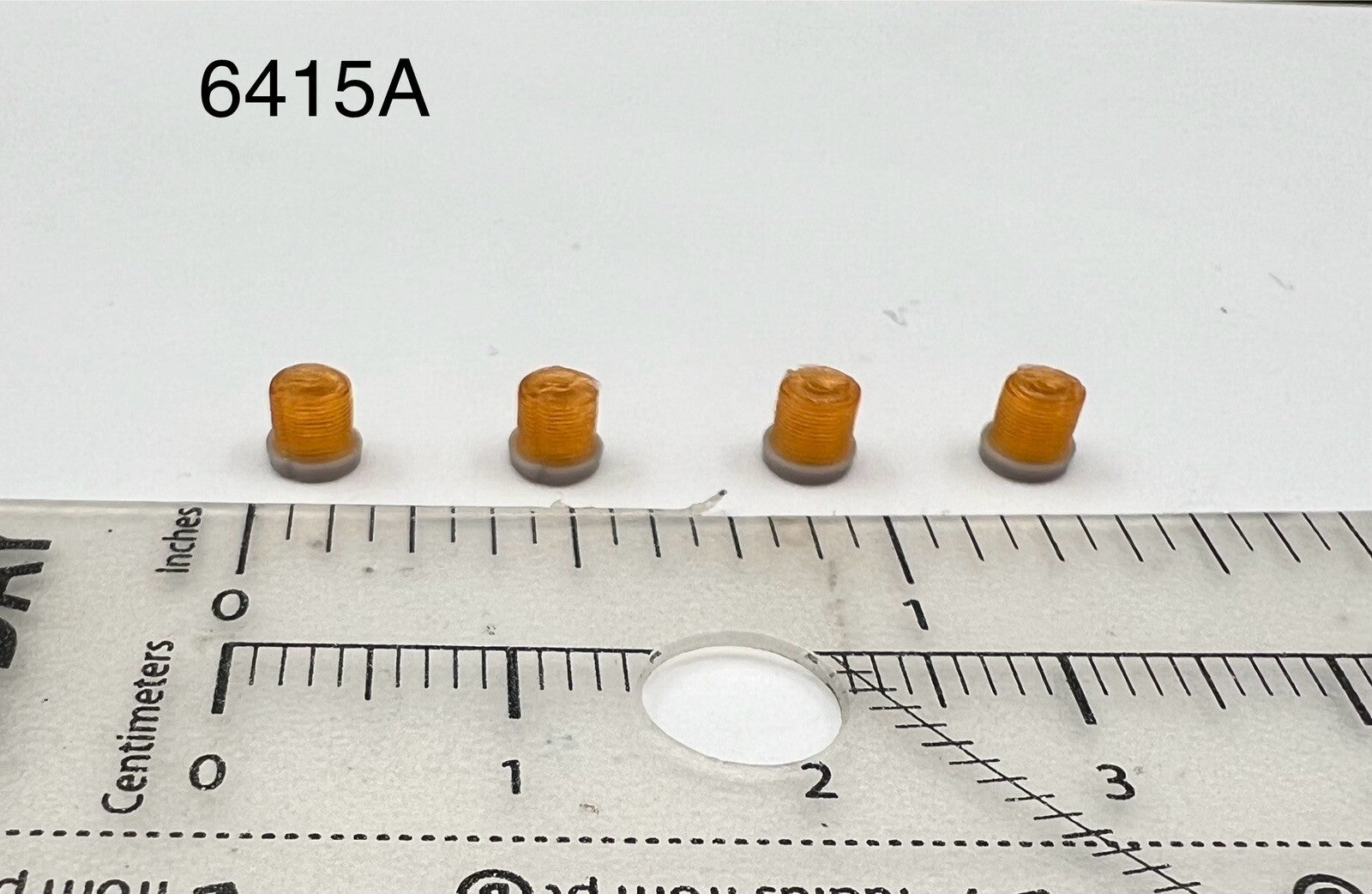 4-Pack 1/64 Scale Model Vintage Amber Beacon Lightbar Construction Tow 6415A0