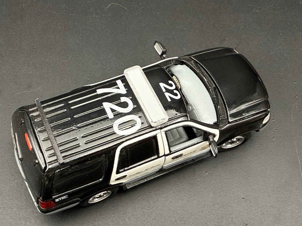 2 Pack 1/43 LED Compatible SUV Length Whelen Gray Top Lightbar O Scale Police7