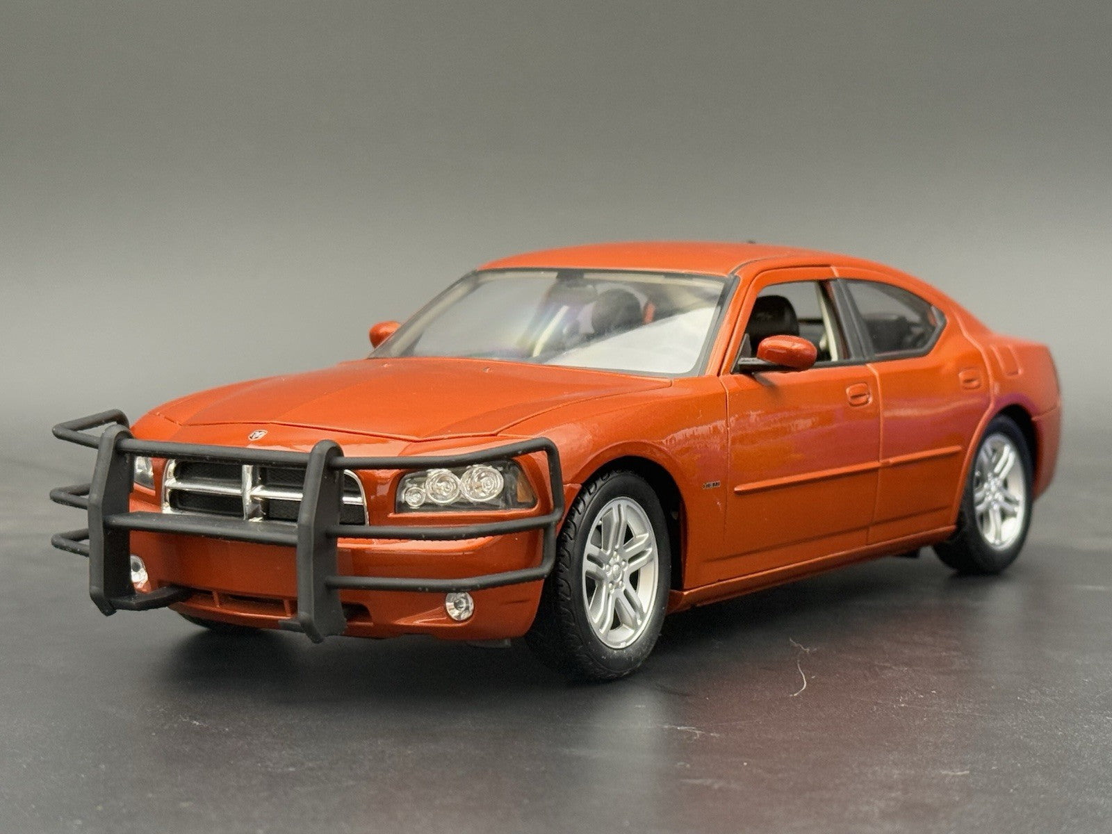 1/18 Go Rhino Wrap Around Push Bumper Pushbar Welly Dodge Charger Police 18513
