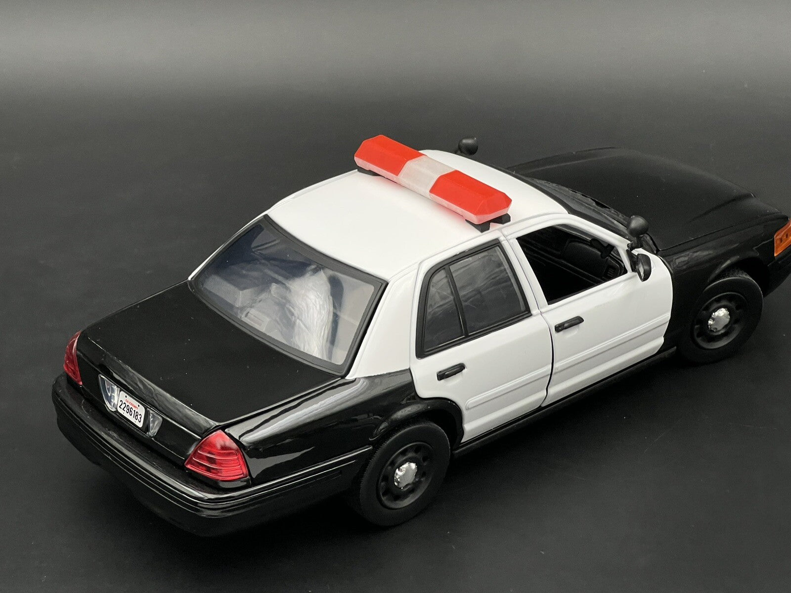 1/18 Scale Clear Red Code 3 MX7000 Lightbar W/ Internal Lens Police Sheriff Fire5