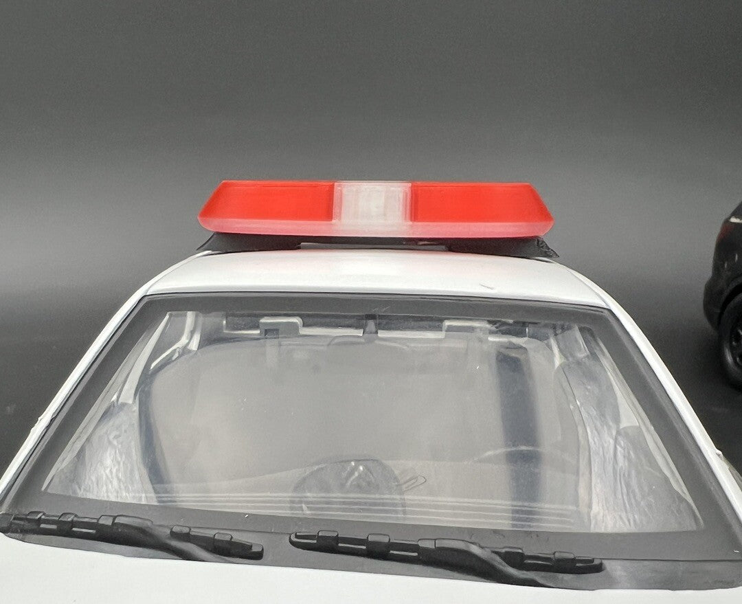 1/18 Red Federal Signal Vista Lightbar New York Mexico State Police Sheriff Fire2
