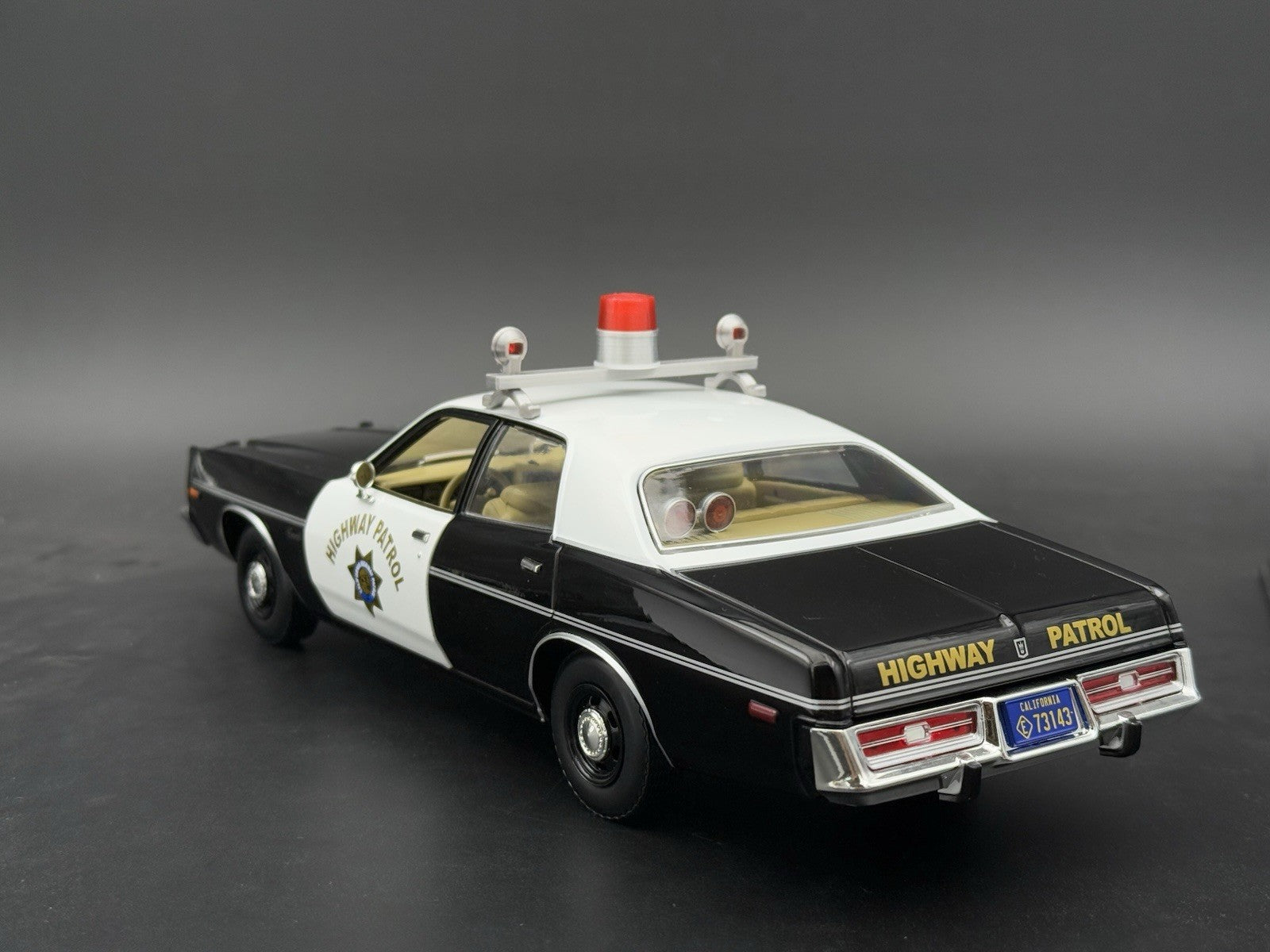 1/24 25 Scale Model Visibar CJ 184 284 Red Beacon Lollipop Police Light 2456RRR9