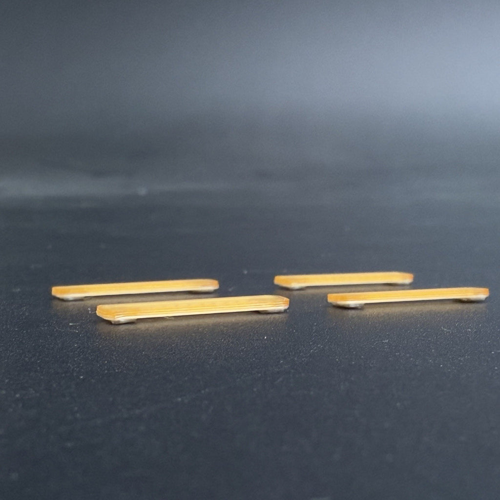 4 Pack 1/87 HO Scale Amber LED Style Long Whelen Lightbar Construction Work Tow1