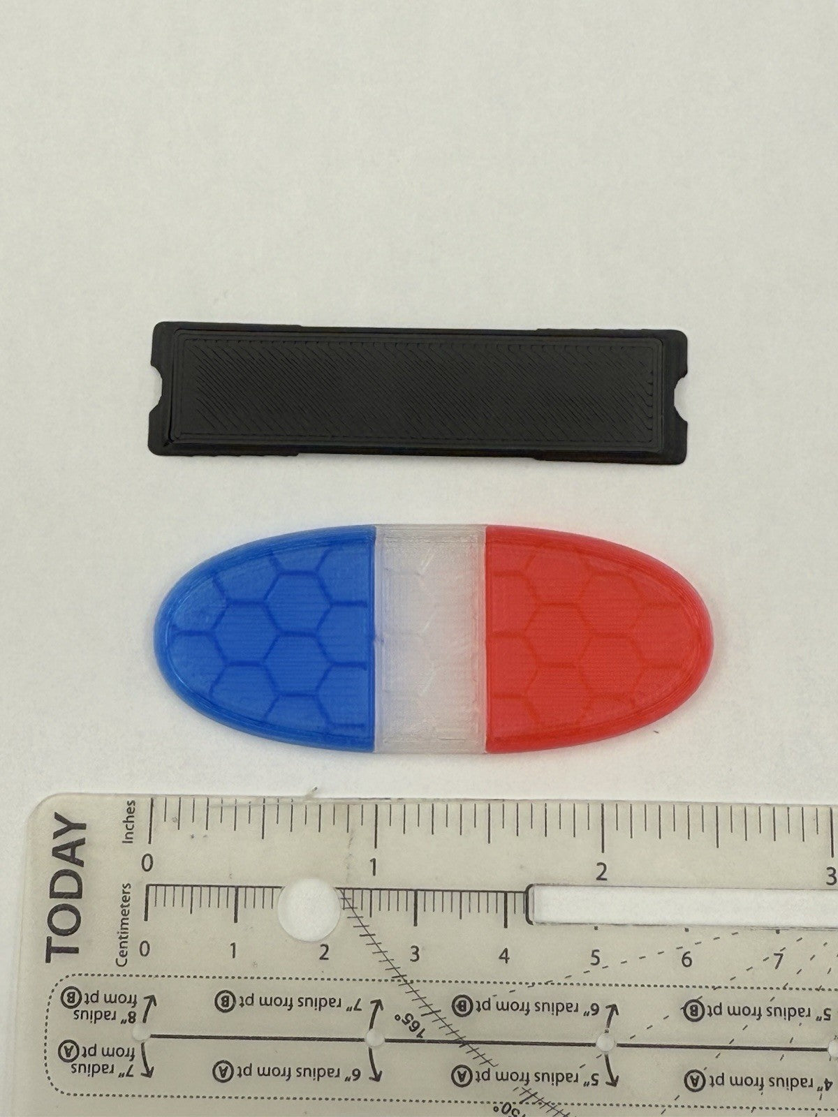 1/18 PCB Ready Blue Clear Red Federal Signal Arjent Lightbar Police 1804PCB BR1