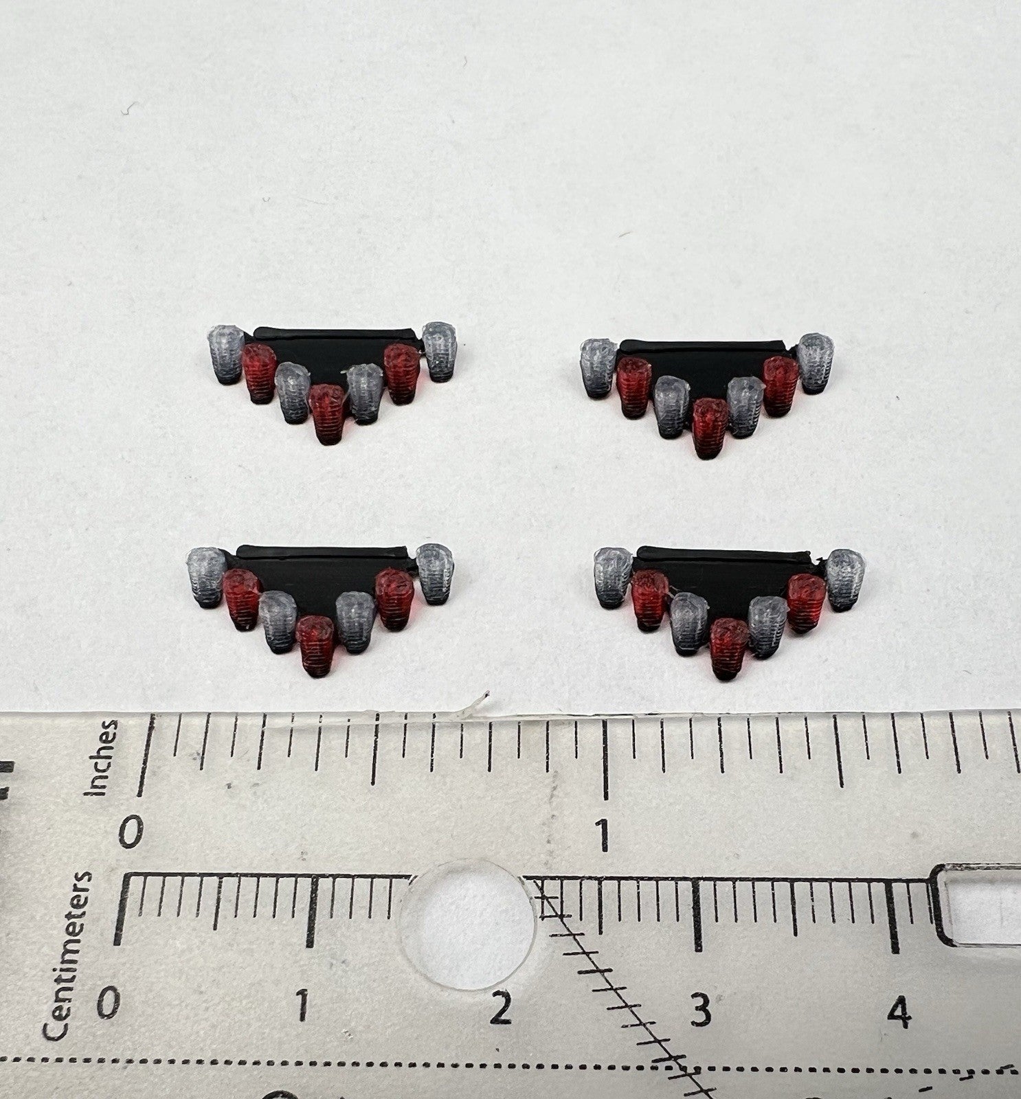 4 Pack 1/87 HO Red Vector Vision Lightbar Post 2008 NYPD New York Police Sheriff1