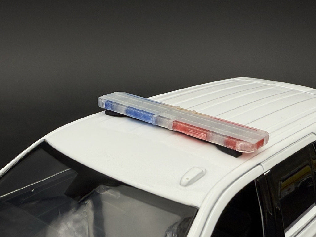 1/24 25 Scale Model Whelen Liberty II Blue Red Tahoe SUV Lightbar 2449XLBR113