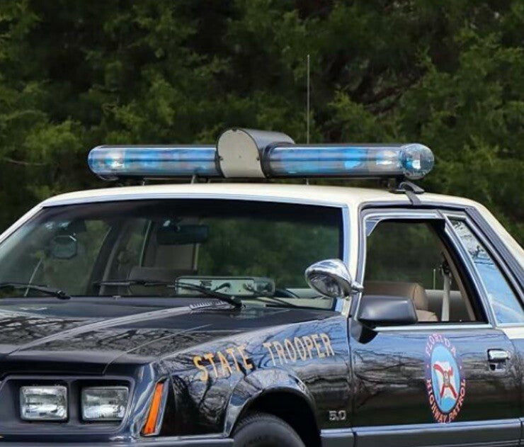 1/18 Scale Model Jetsonic Lightbar Blue Clear FHP Florida Highway Patrol Police 15