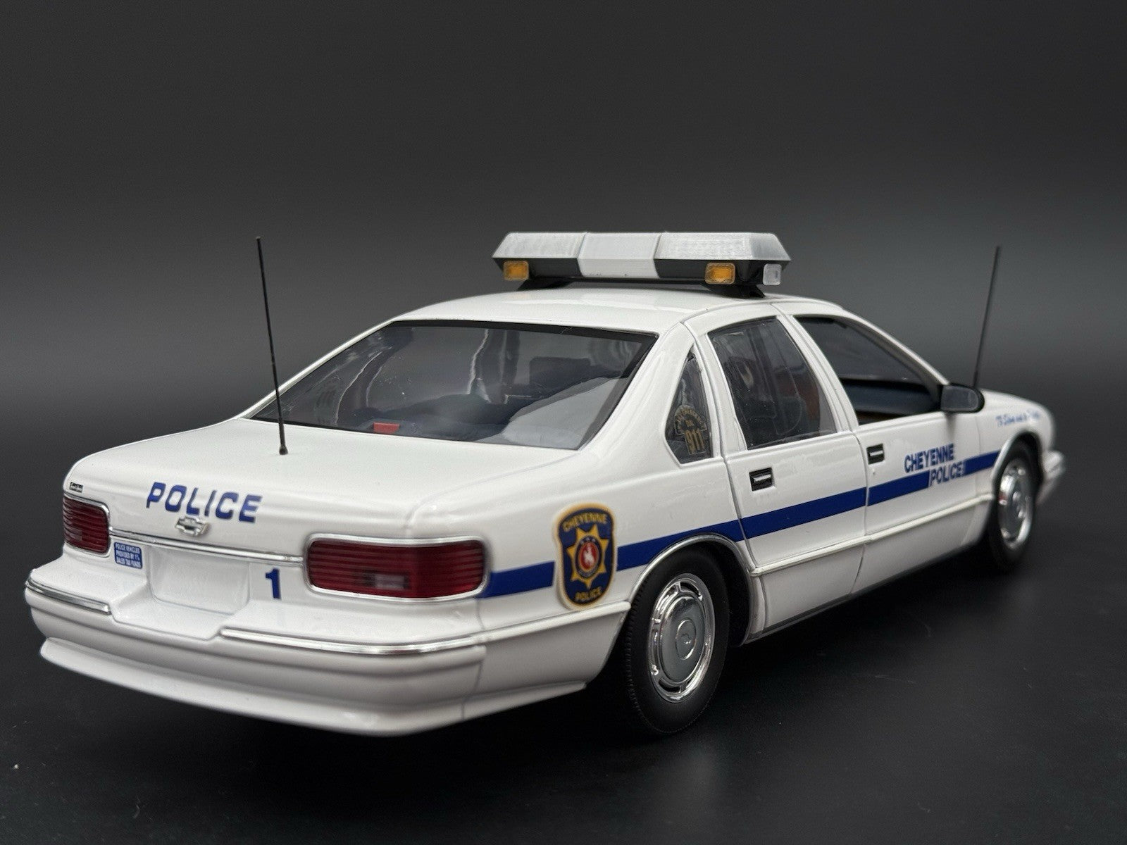 1/24 Scale Model Clear Chrome Lectric Lites Ranger III Lightbar Police 2479C10