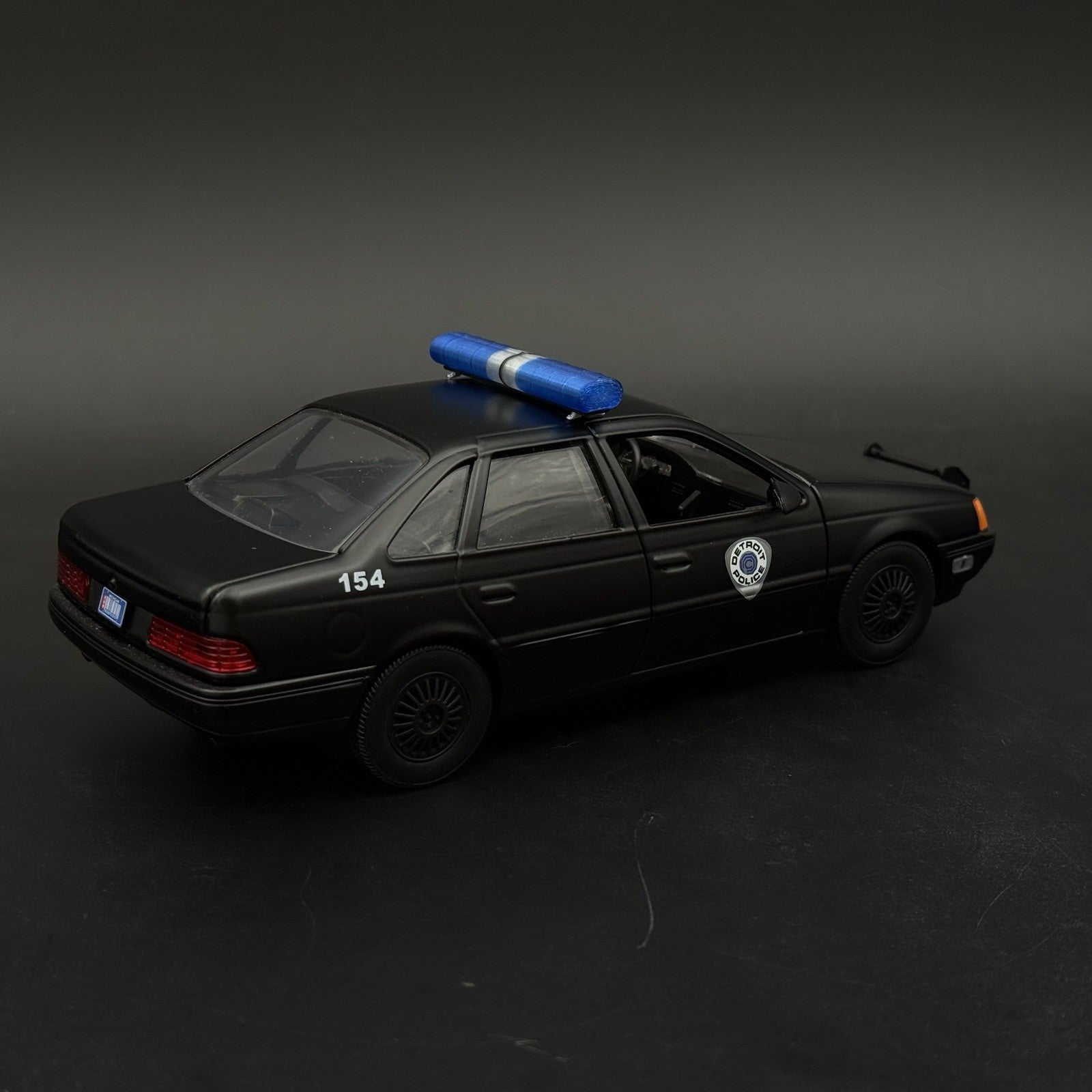 1/24 1/25 LED Ready AeroDynic Blue Clear Lightbar Police Sheriff State Trooper8