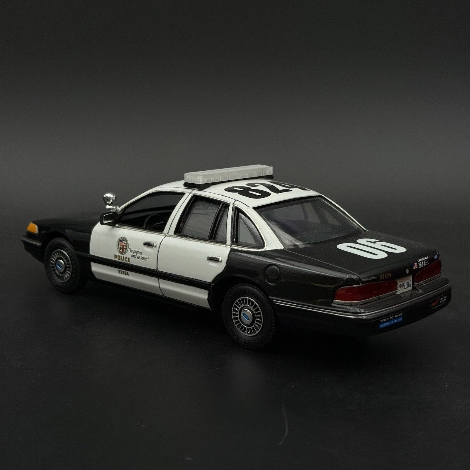 1/24 LED Compatible Clear Whelen Edge Freedom Lightbar Police Sheriff Fire EMS21