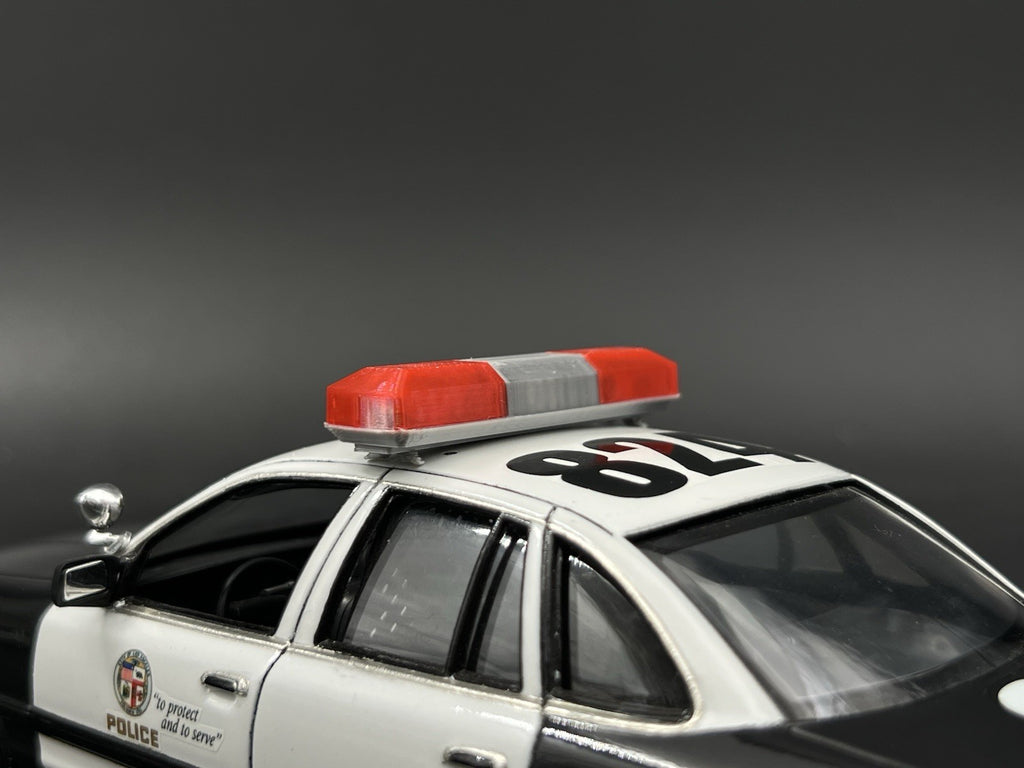 1/24 1/25 Red Smith Wesson 8780 8880 8980 Lightbar Police Sheriff Fire 2441R12