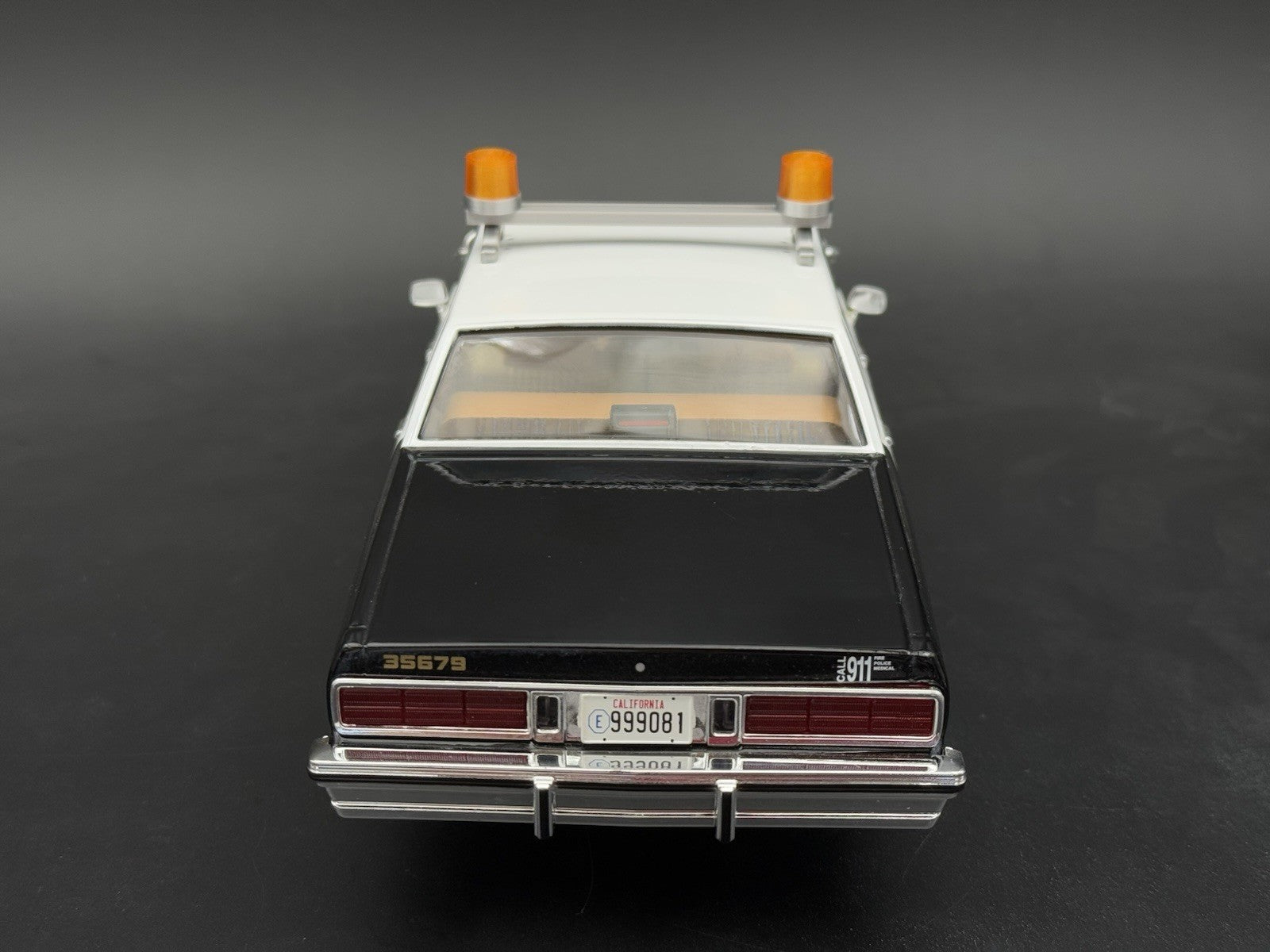 1/24 25 Scale Model Federal Amber Twin Beacon Ray Police Lightbar Visibar 2461A28