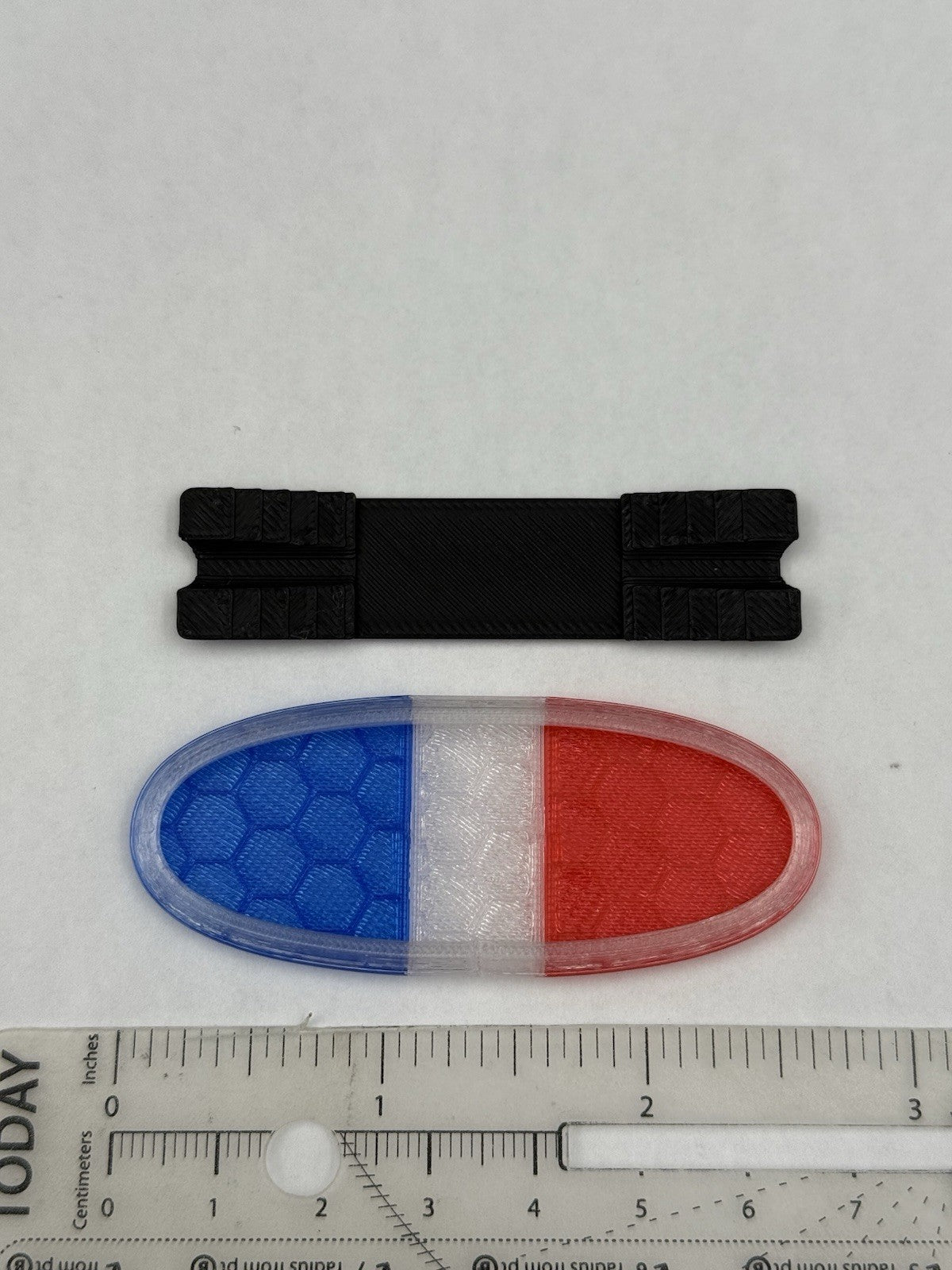 1/18 Federal Arjent Lightbar For WCC / Motormax PCB Blue Clear Red Police1