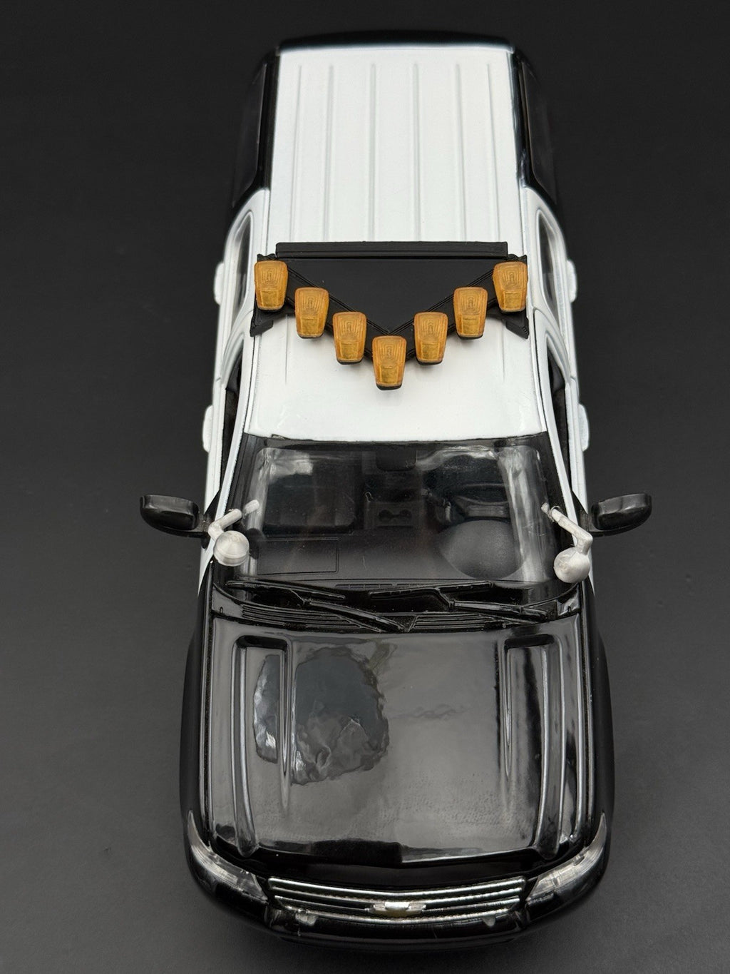 1/24 25 Scale Model LED Ready Amber Federal Vector Lightbar Tow Security 2432A6