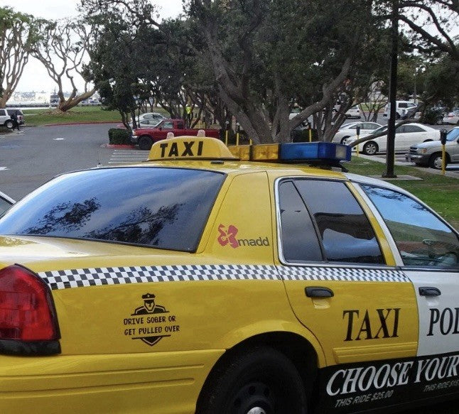 1/18 Scale Model Taxi Sign With Two Amber Lights And Lettering San Diego15