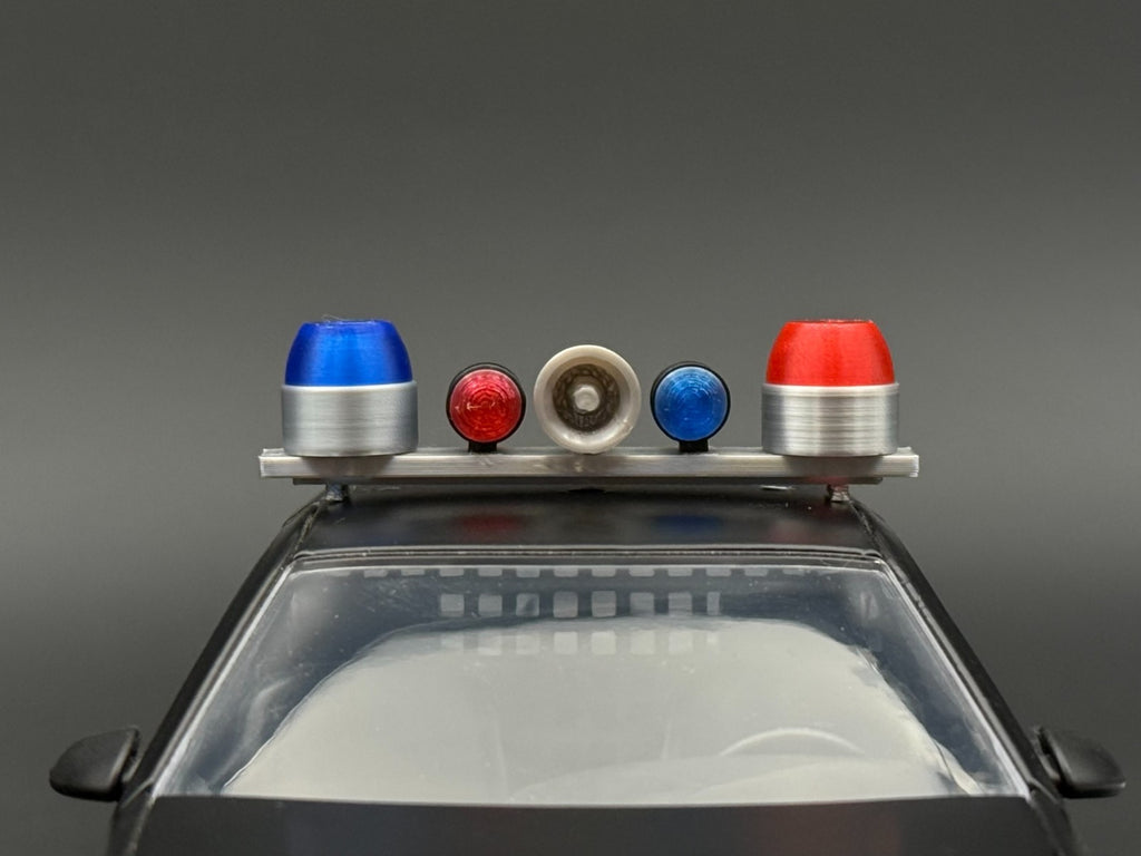 1/24 25 Scale Model Whelen 994 Beacon Crossbar Blue Red Lightbar 2486BR0