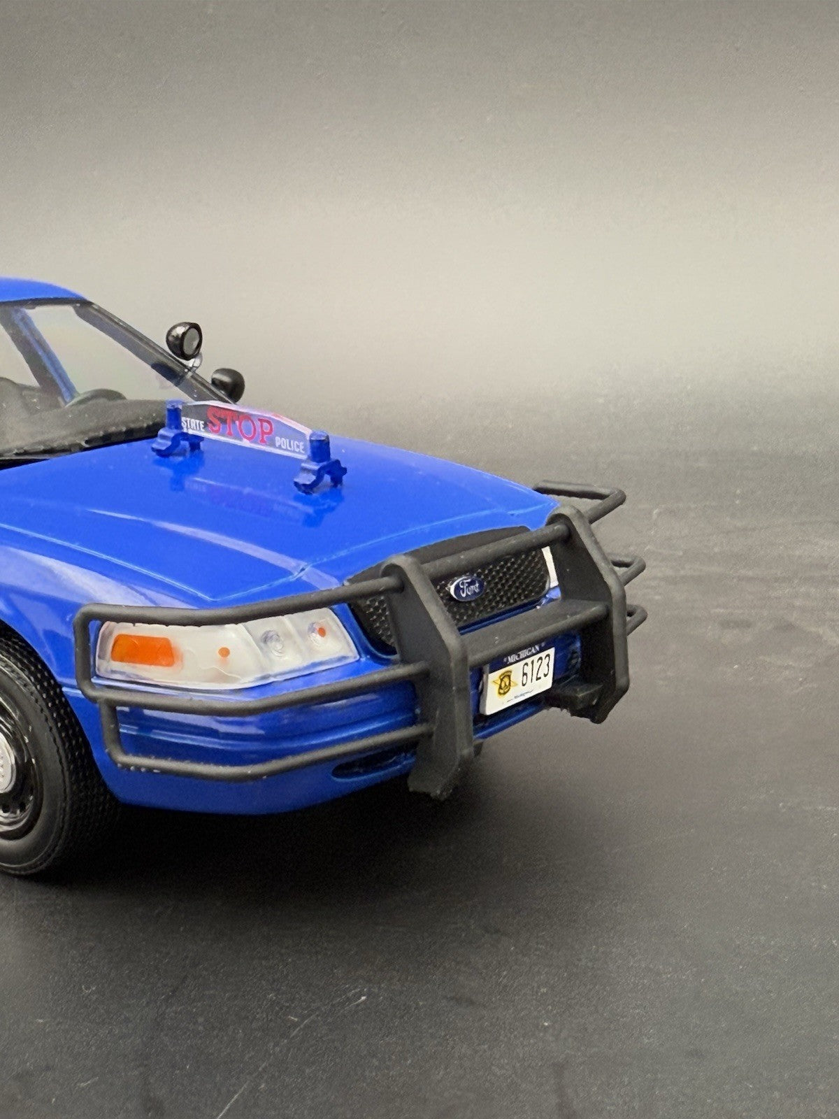 1/24 25 Go Rhino Wrap Around Push Bumper Pushbar Motormax Greenlight Crown Vic3