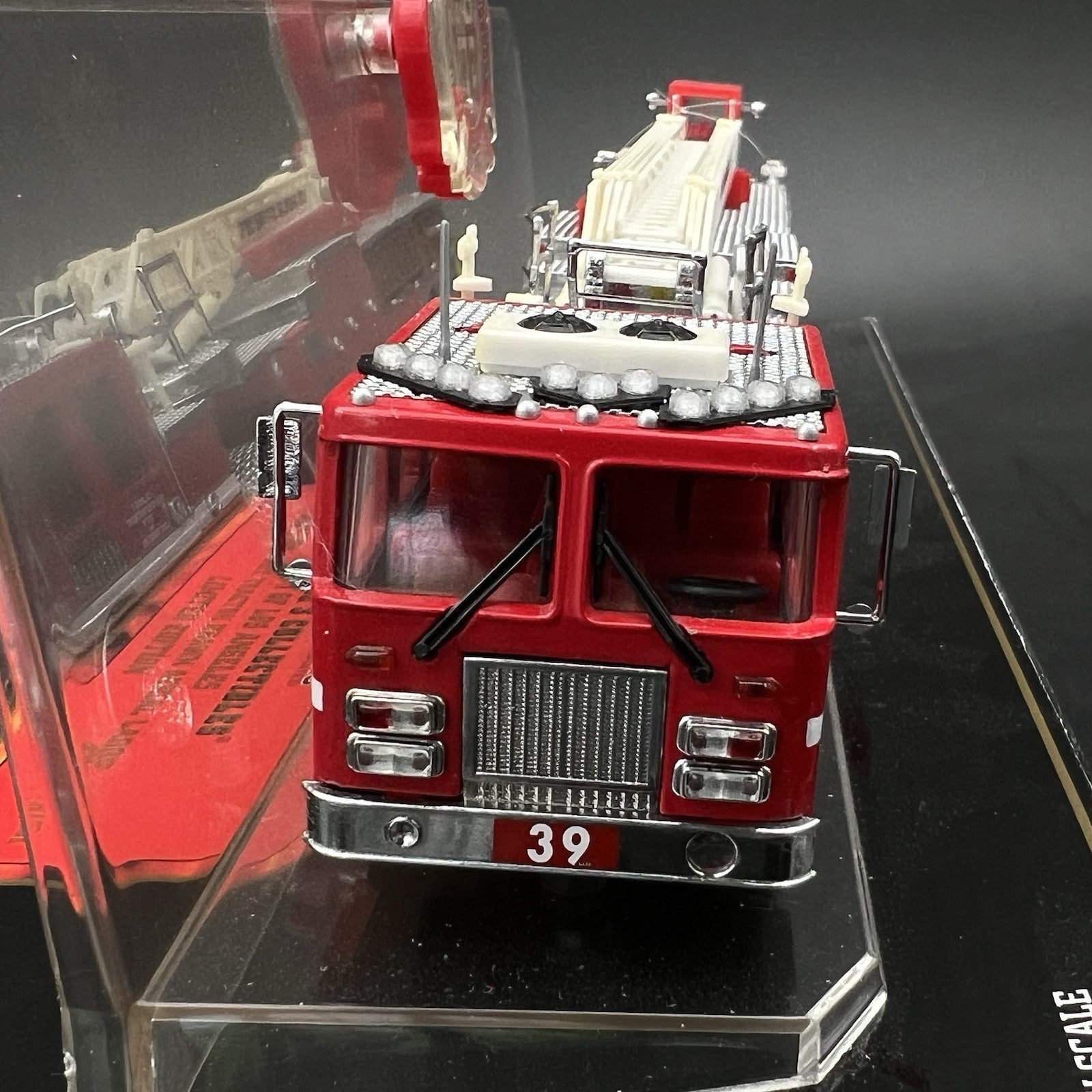 3 Pack 1/64 Clear Split Vision SLR Lightbar Fire Truck Ladder Code 3 Kitbash6